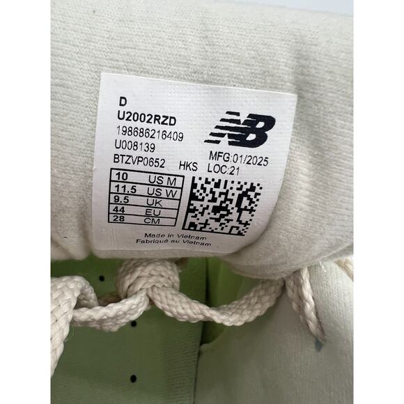 New Balance 2002R Linen Green Apple U2002RZD M10/W11.5 New main image 5
